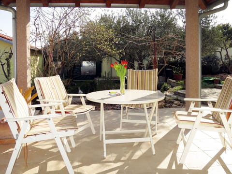 Furniture, Property, Chair, Outdoor Table, Table, Patio, Room, House, Home, Building