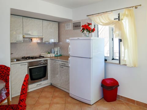 Room, Property, Major Appliance, Furniture, Kitchen, Cabinetry, Building, Interior Design, Floor, Refrigerator