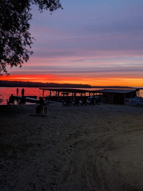This is your view every night from the Robin cottage!
