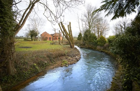The River Dove runs through the grounds