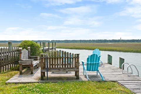 Patio/ Dock - Channel/Lighthouse View