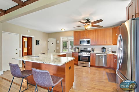 kitchen with gas stove