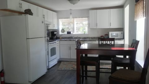 Kitchen area looking from the living room.