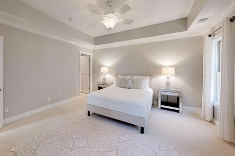 Large closet and ceiling fan