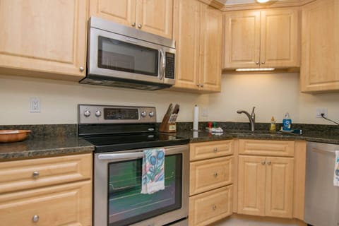 There is a Well Appointed Kitchen