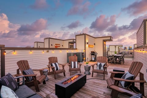 Rooftop with Fire Pit