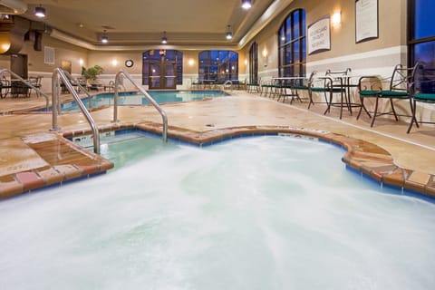 Relax in the hot tub.