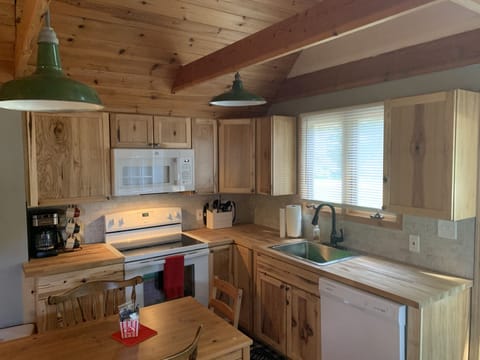 New counters/cabinets, all the kitchen utensils provided, coffee/filters etc