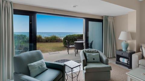 living room with gulf view