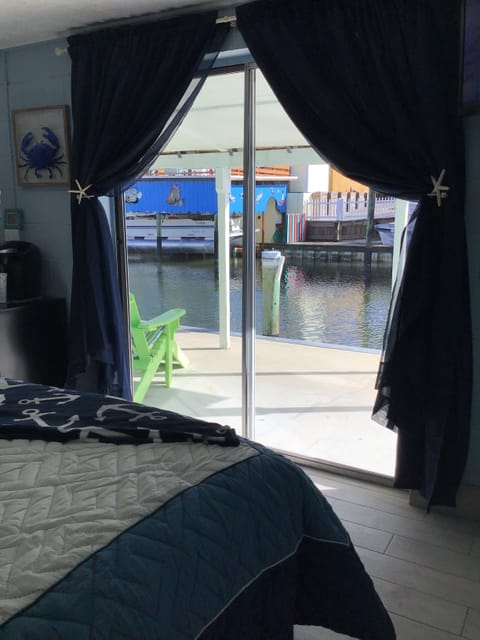 On the water