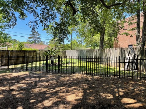 Small fenced dog park in the complex