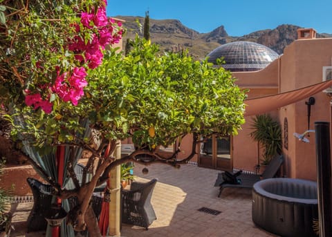 Enter the villa via the totally private Walled Courtyard Garden...