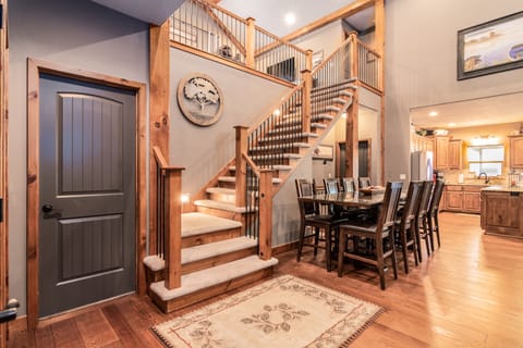 Head on upstairs for more living space and 4 more bedrooms!