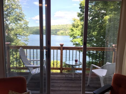 Master suite balcony view. Perfect spot for morning coffee.. 
