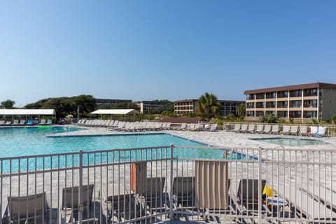 Largest pool on the island with children's pool & another pool by Admirals Row.