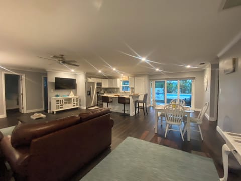 Kitchen and eating area