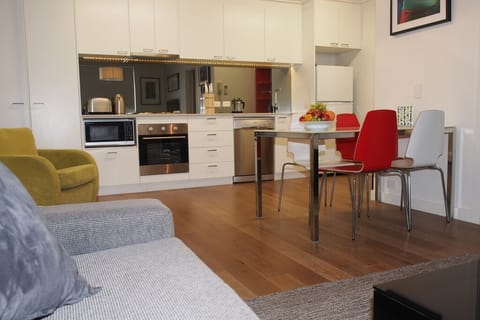 European Kitchen plus lounge.
