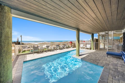 Beachside Pool and Lounge Area