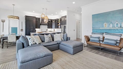 2nd Floor Main Living Area, Dining Room and Kitchen