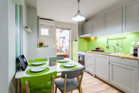 Bright kitchen space