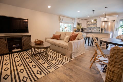 Living Room with pull out couch.