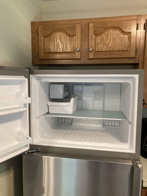 Freezer with ice maker 