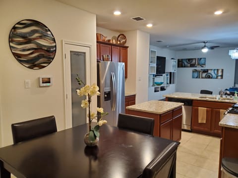 Nook with view of living area