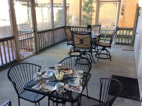 Lower screened porch