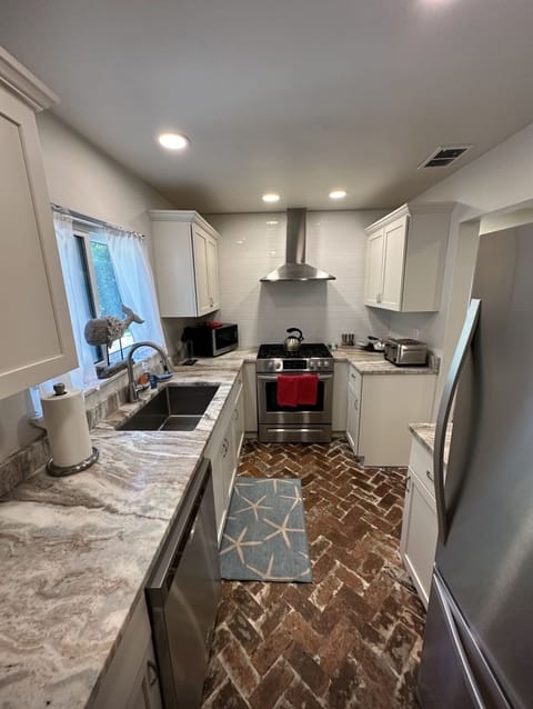 Fully stocked kitchen