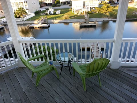 Private balcony from Master Suite #2 located on 3rd floor