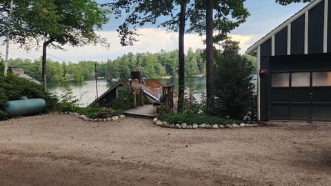 the property from Lakeside drive