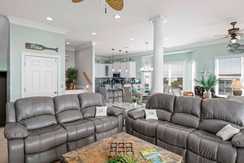 Open 2nd Floor Kitchen and Sitting area