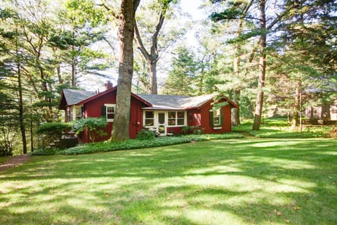 Cottage with a large back yard for games and a great place for kids to play