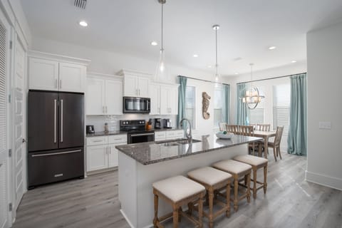 Kitchen with modern applicances