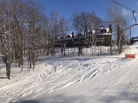 View of the condo from the ski lift!
