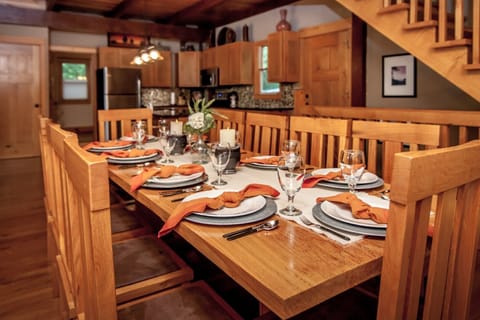 Seating for 10 at main dining room.