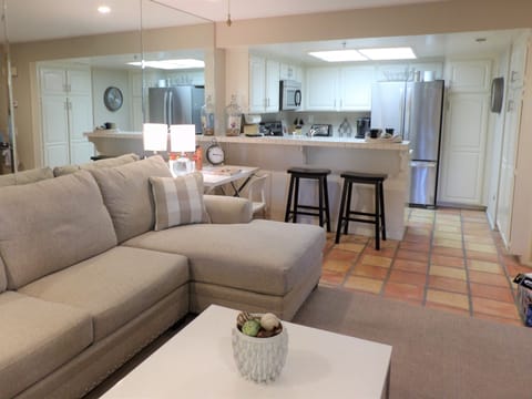 Plenty of sofa space for relaxing.