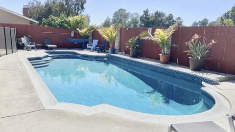Pool depth varies from 4 to 9 feet. There is an inground hottub.