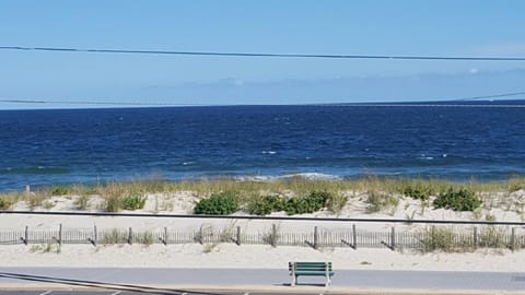 View of Atlantic Ocean from front deck. 