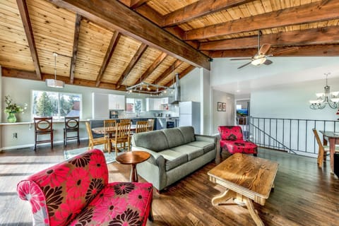 The great room is perfect for socializing