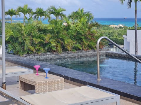 Rooftop pool