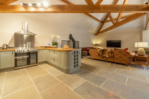 Ground floor: Kitchen into sitting room area