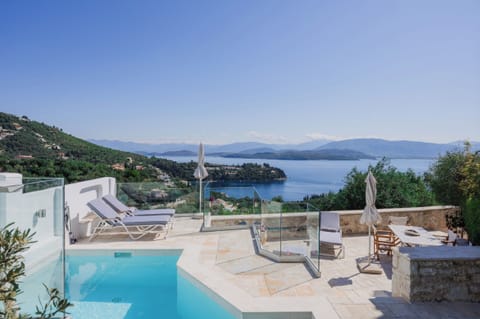 View across the sea to Albania