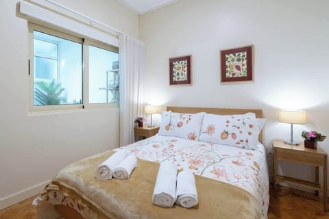 All the apartment receives a lot of natural light during the day.