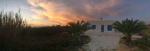 from outside