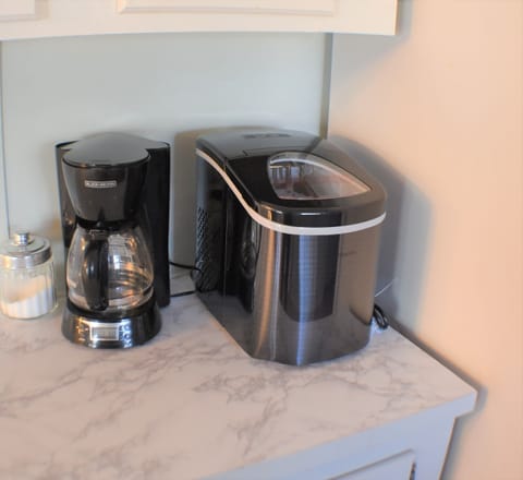 Ice maker and traditional coffee pot