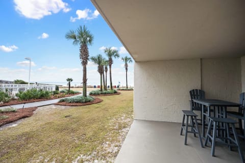 View of ocean off our patio