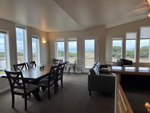 Dining and living areas