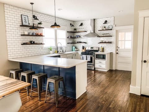 Our fully renovated open kitchen - hot chicken not included.
