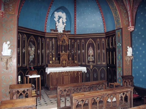 Building, Wood, Art, Event, Chapel, Bench, Holy Places